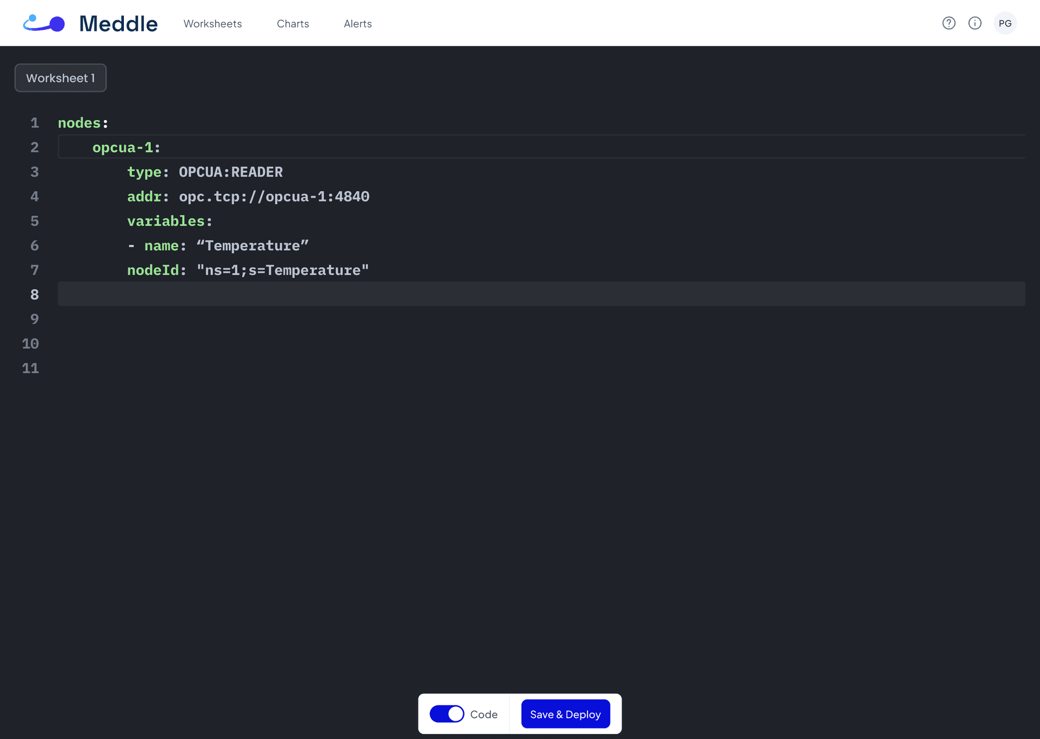 screen meddle worksheet code mode