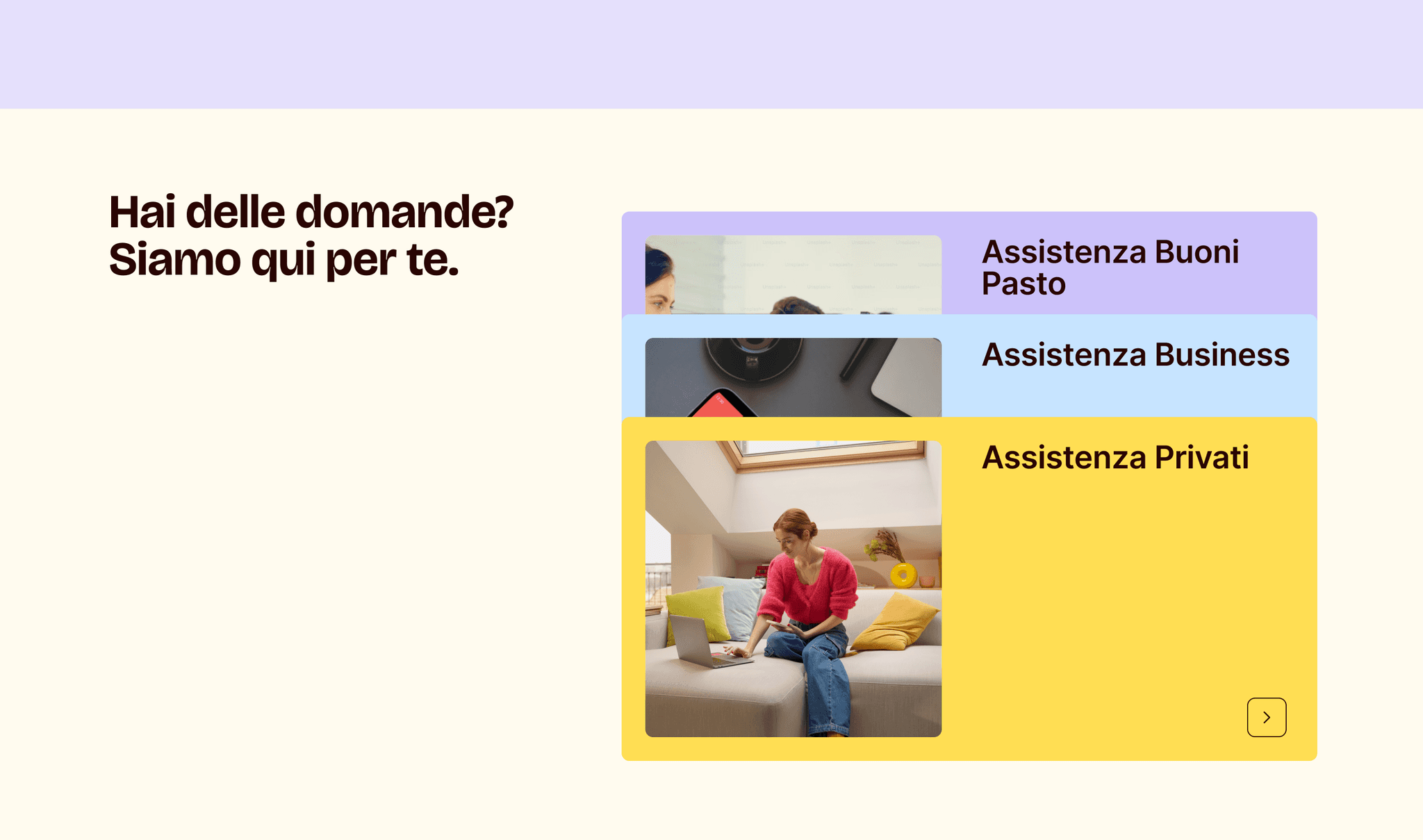 card domande faq satispay